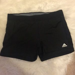 Adidas Black Spandex Shorts
